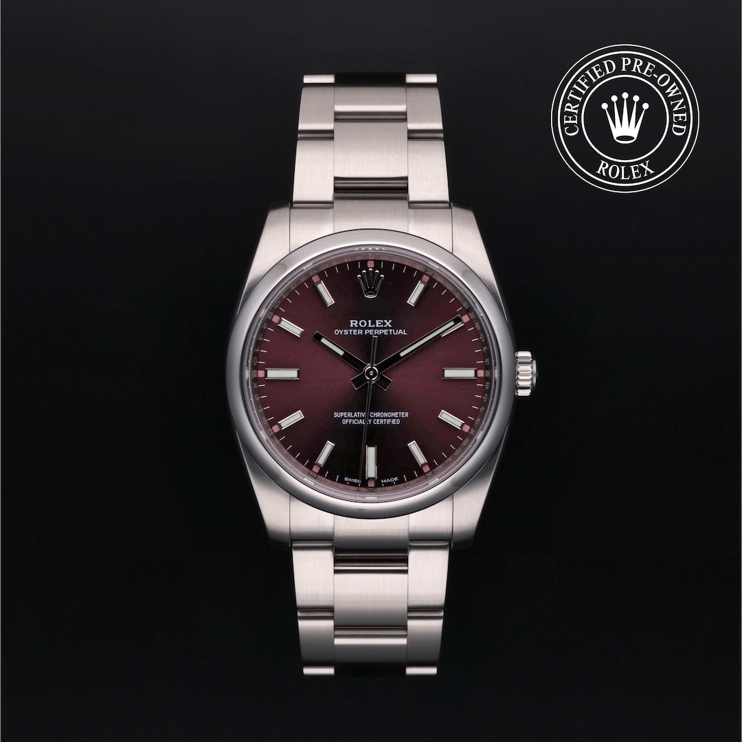 Rolex Certified Pre-Owned Oyster Perpetual 34 Rolex Certified Pre-Owned Oyster Perpetual 34