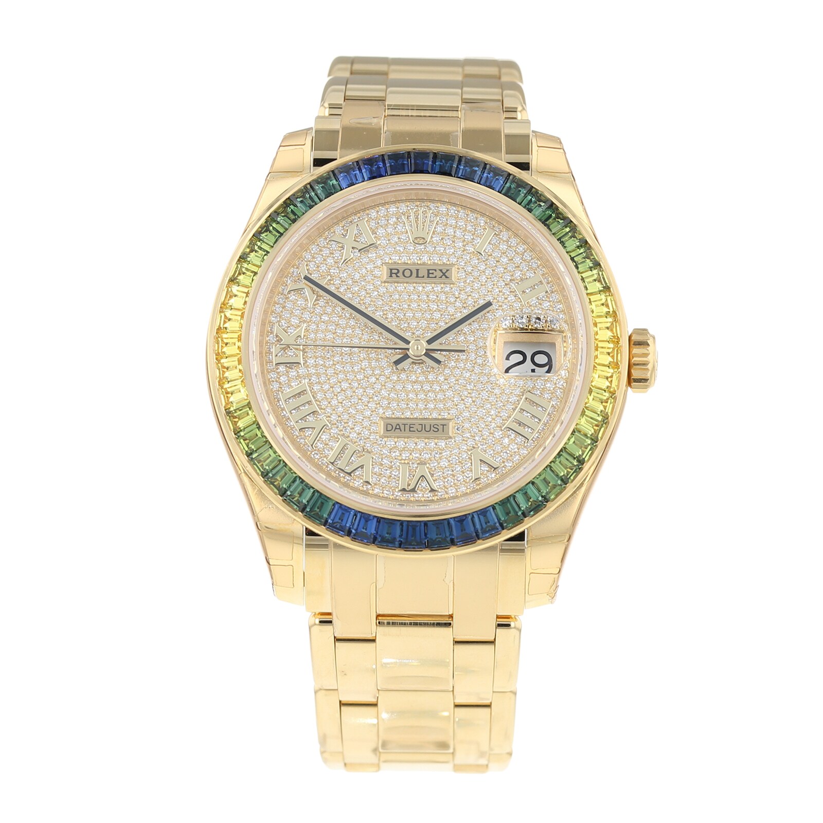 Pre-Owned Rolex Pre-Owned Rolex Datejust Pearlmaster Unisex Watch 86348SABLV