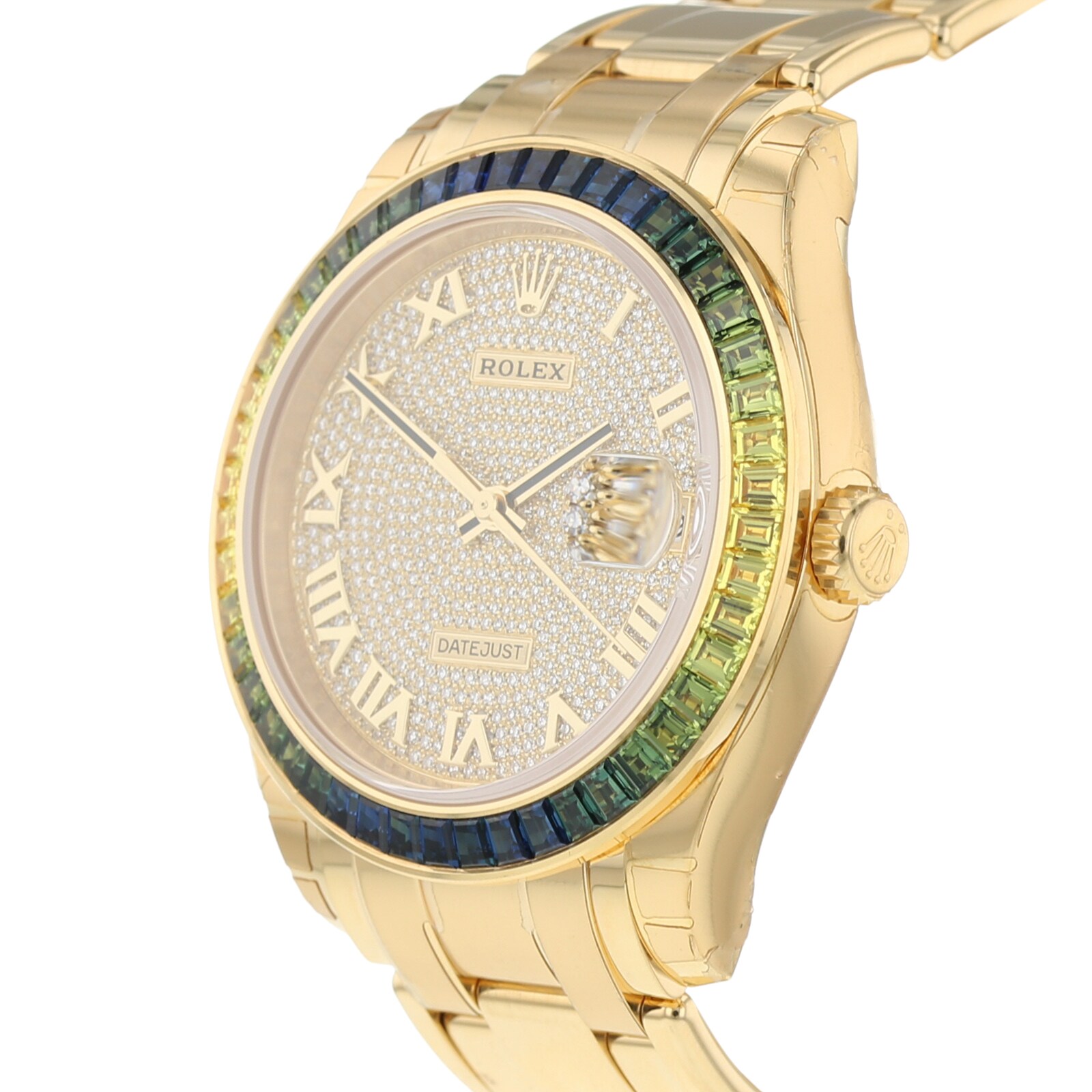 Pre-Owned Rolex Pre-Owned Rolex Datejust Pearlmaster Unisex Watch 86348SABLV