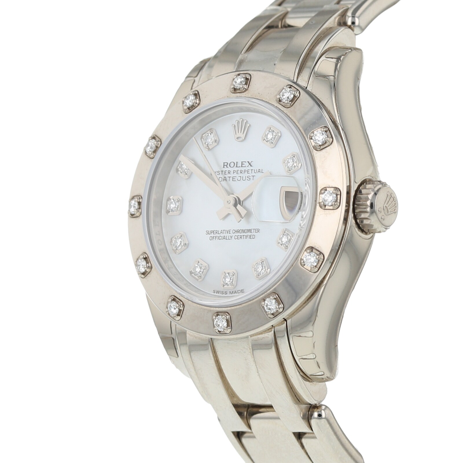 Pre-Owned Rolex Pre-Owned Rolex Datejust Pearlmaster Ladies Watch 80319