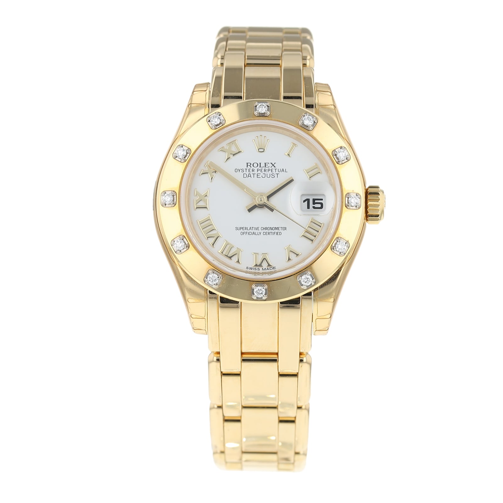 Pre-Owned Rolex Pre-Owned Rolex Datejust Pearlmaster Ladies Watch 80318