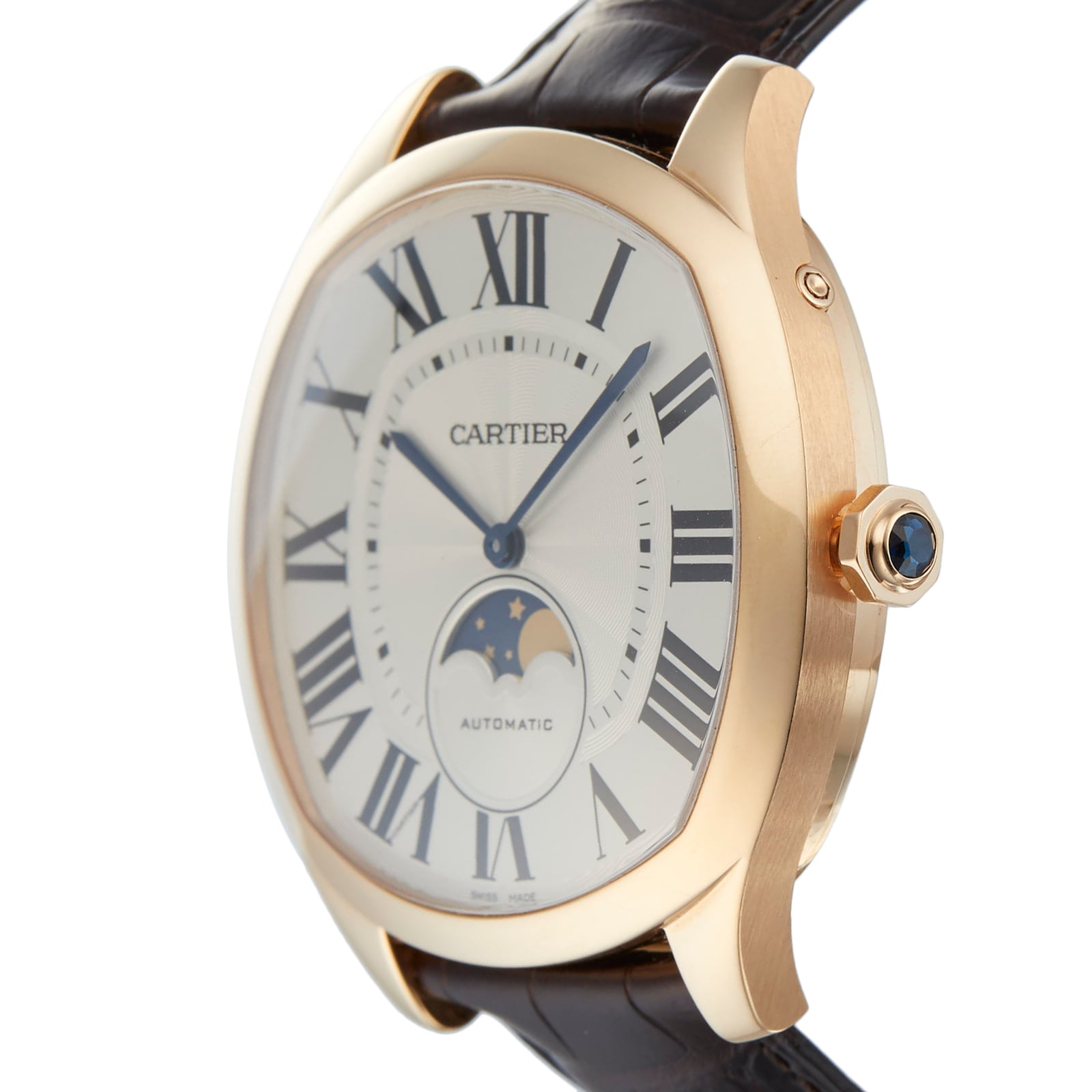 Pre-Owned Cartier Drive Mens Watch WGNM0008/3977 Pre-Owned Cartier Drive Mens Watch WGNM0008/3977