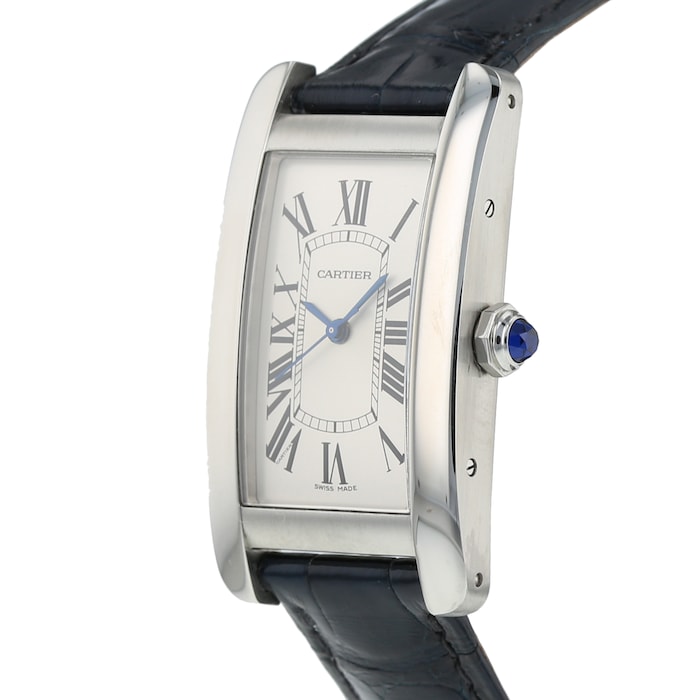 Pre-Owned Cartier Pre-Owned Cartier Tank Americaine Mens Watch WSTA0017/3971
