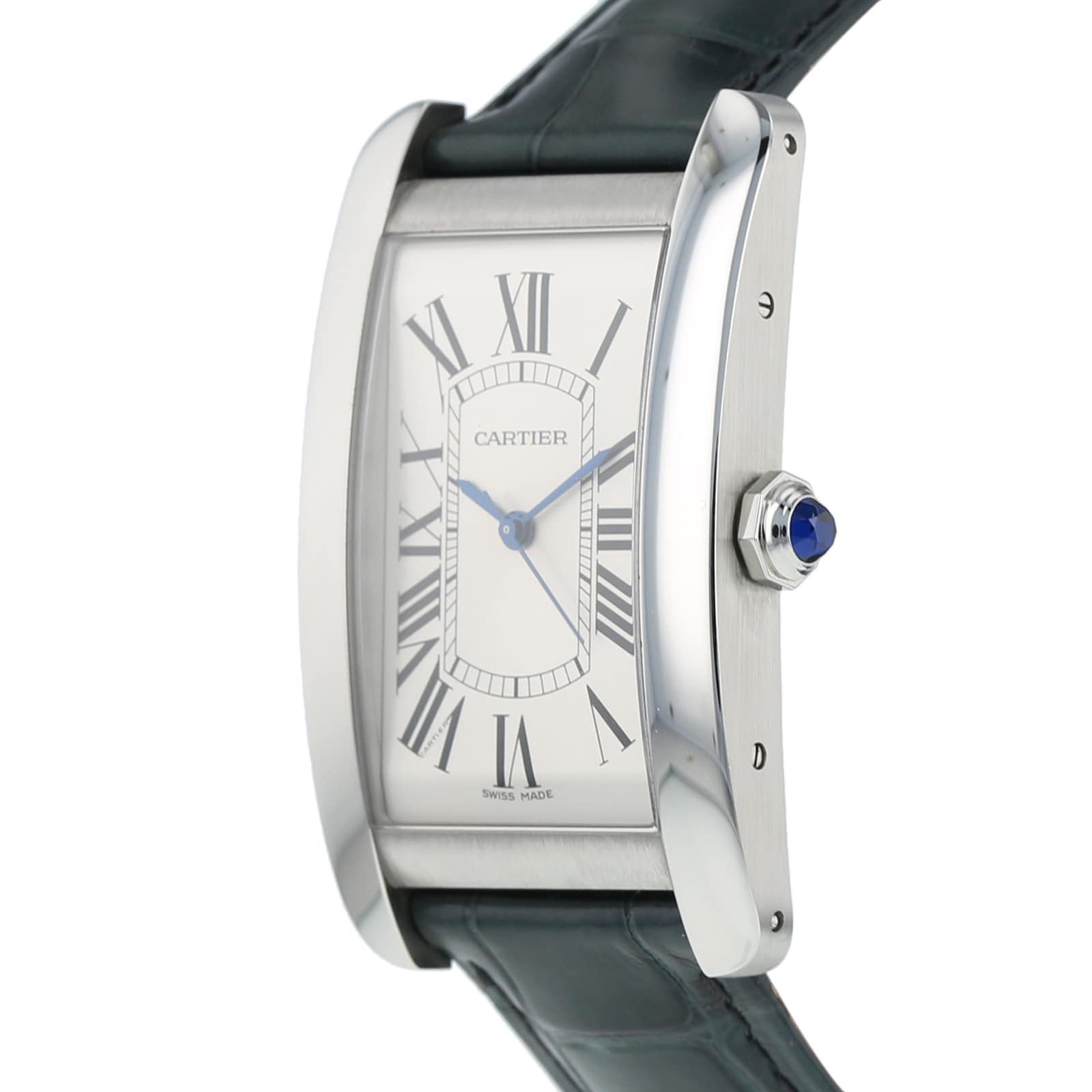Pre-Owned Cartier Tank Americaine Mens Watch WSTA0018/3972