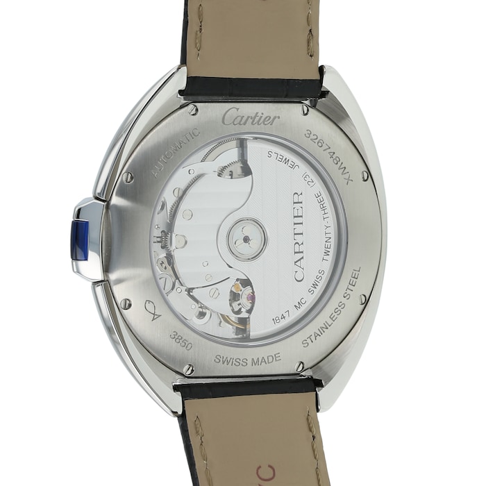 Pre-Owned Cartier Cle de Mens Watch WSCL0018/3850
