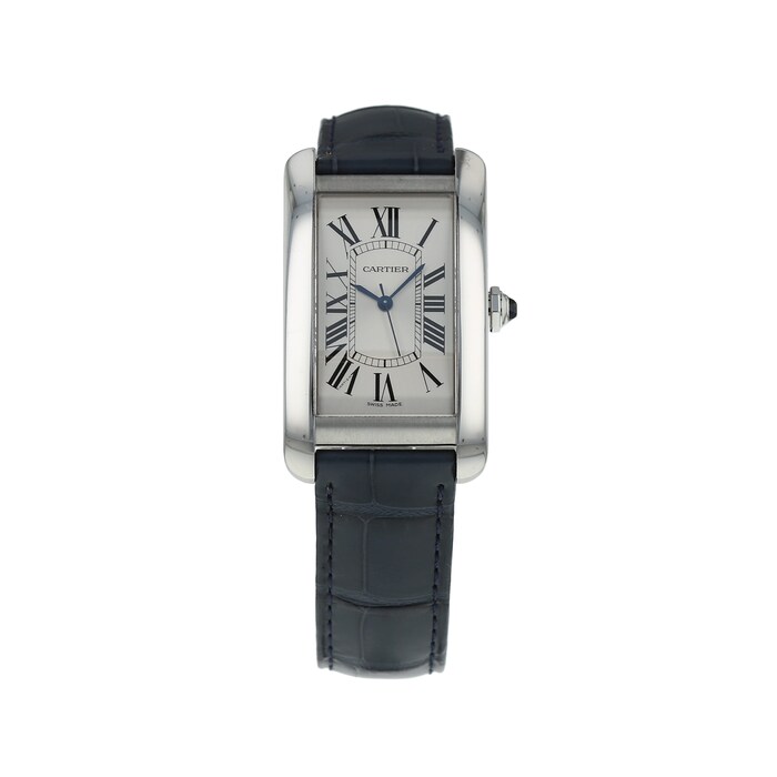 Pre-Owned Cartier Pre-Owned Cartier Tank Americaine Mens Watch WSTA0018