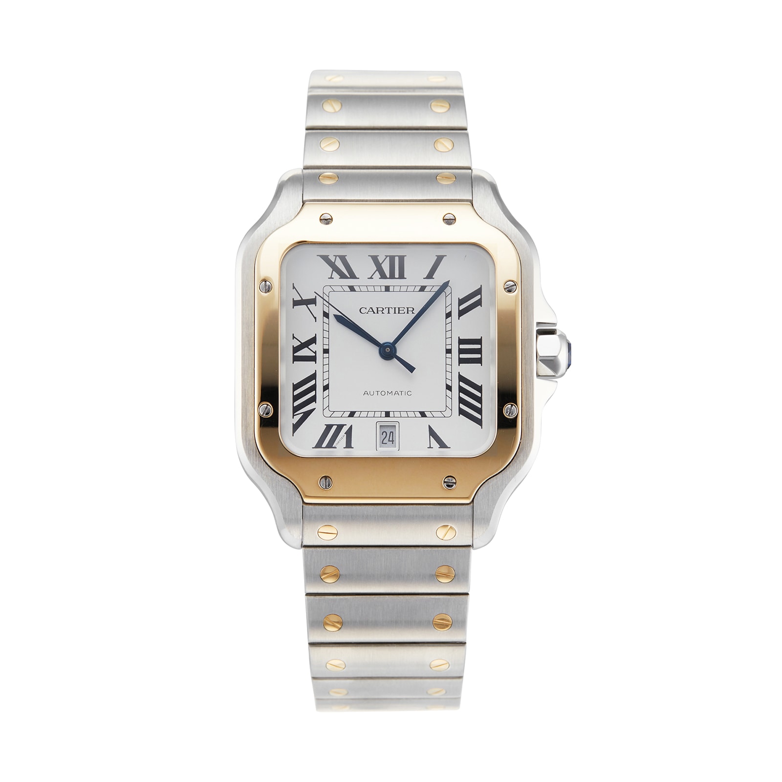 Pre Owned Cartier Pre Owned Cartier Santos De Cartier Mens Watch