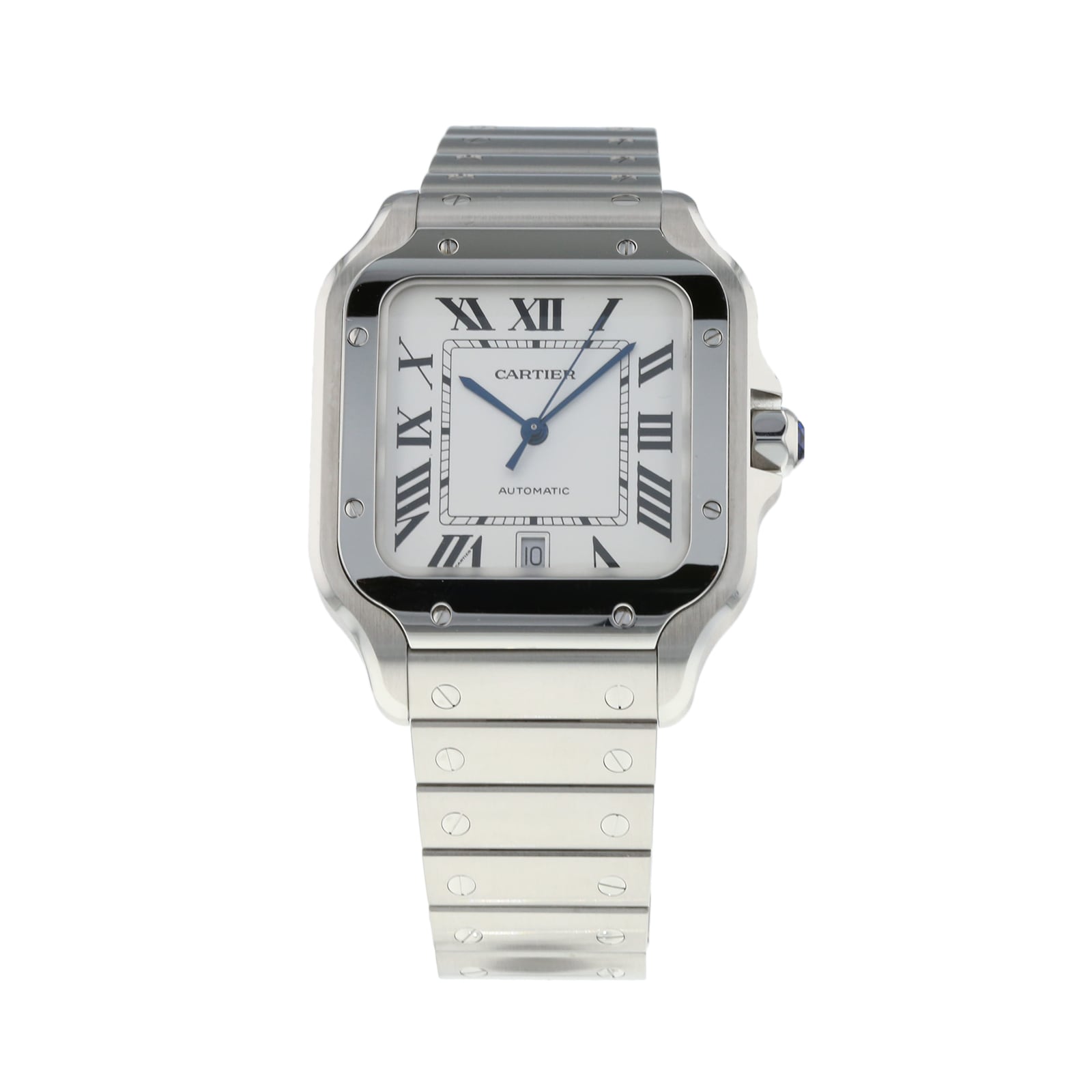 Mens cartier santos store pre owned