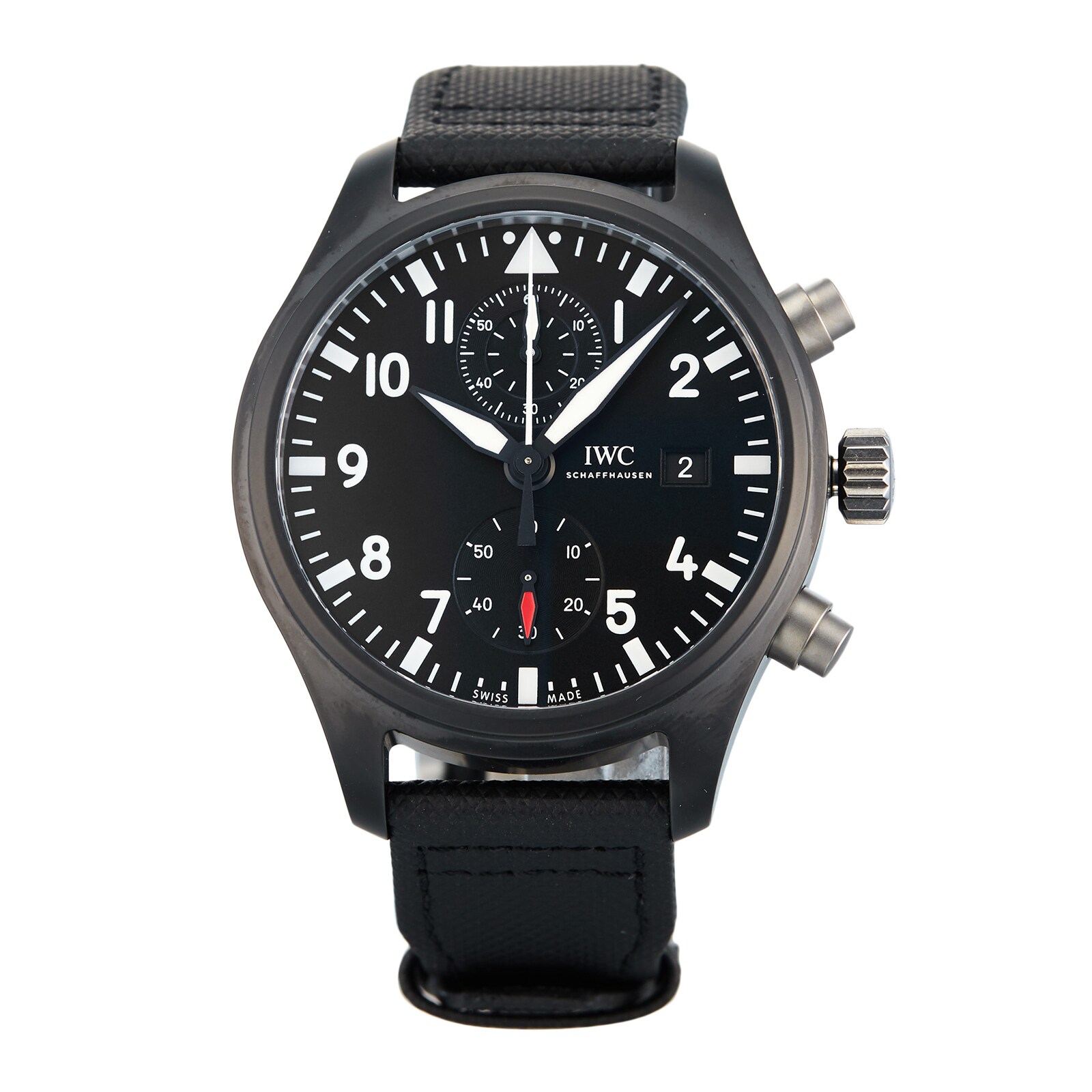 Pre-Owned IWC Pilot's TOP GUN Mens Watch IW389001