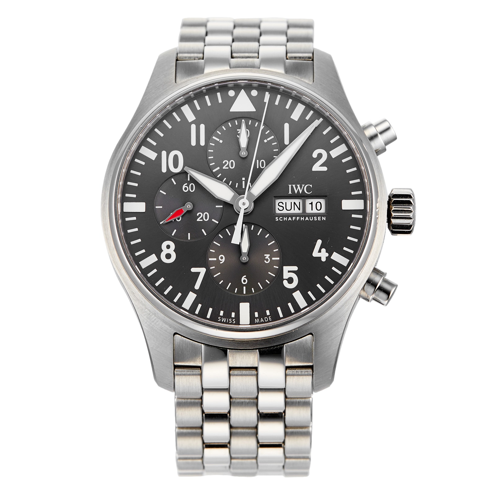 Pre-Owned IWC Pilot's Chronograph Spitfire Mens Watch