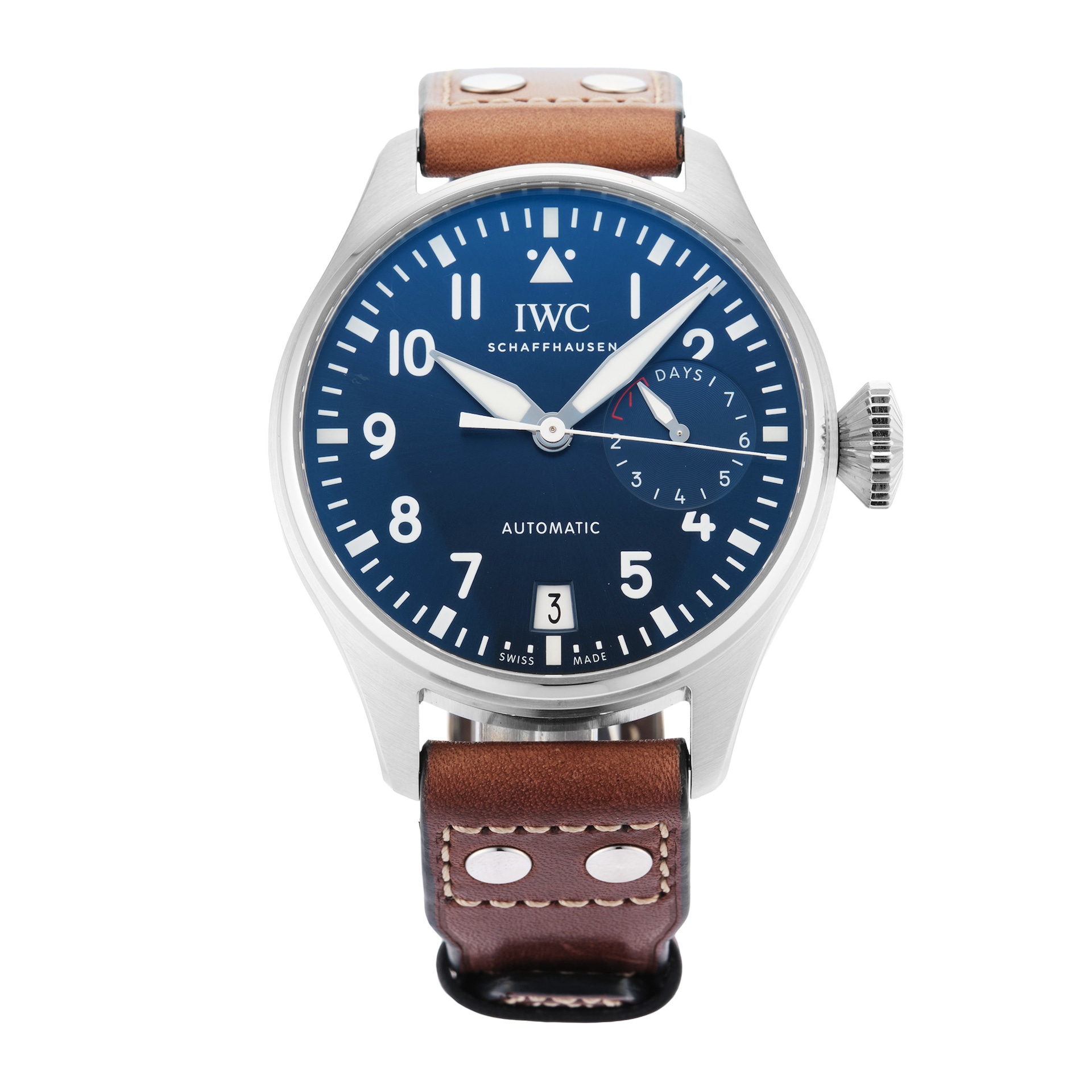 Pre-Owned IWC Big Pilots Watch Edition Le Petit Prince 46.2mm Stainless Steel IW501002 Pre-Owned IWC Big Pilots Watch Edition Le Petit Prince 46.2mm Stainless Steel IW501002