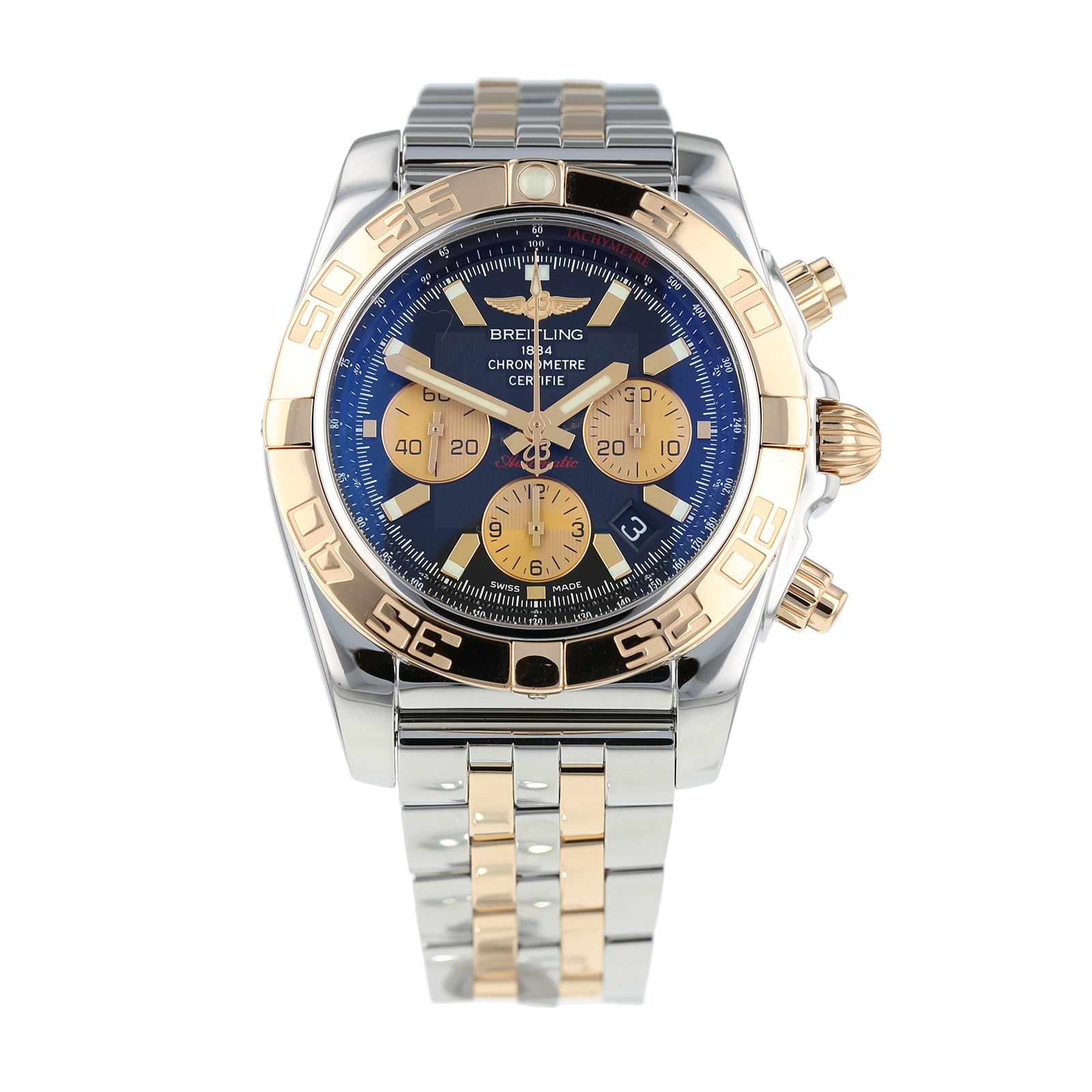 Pre Owned Breitling Chronomat 44 Mens Watch CB0110 17530653.3284470 08042 Watches Of Switzerland UK