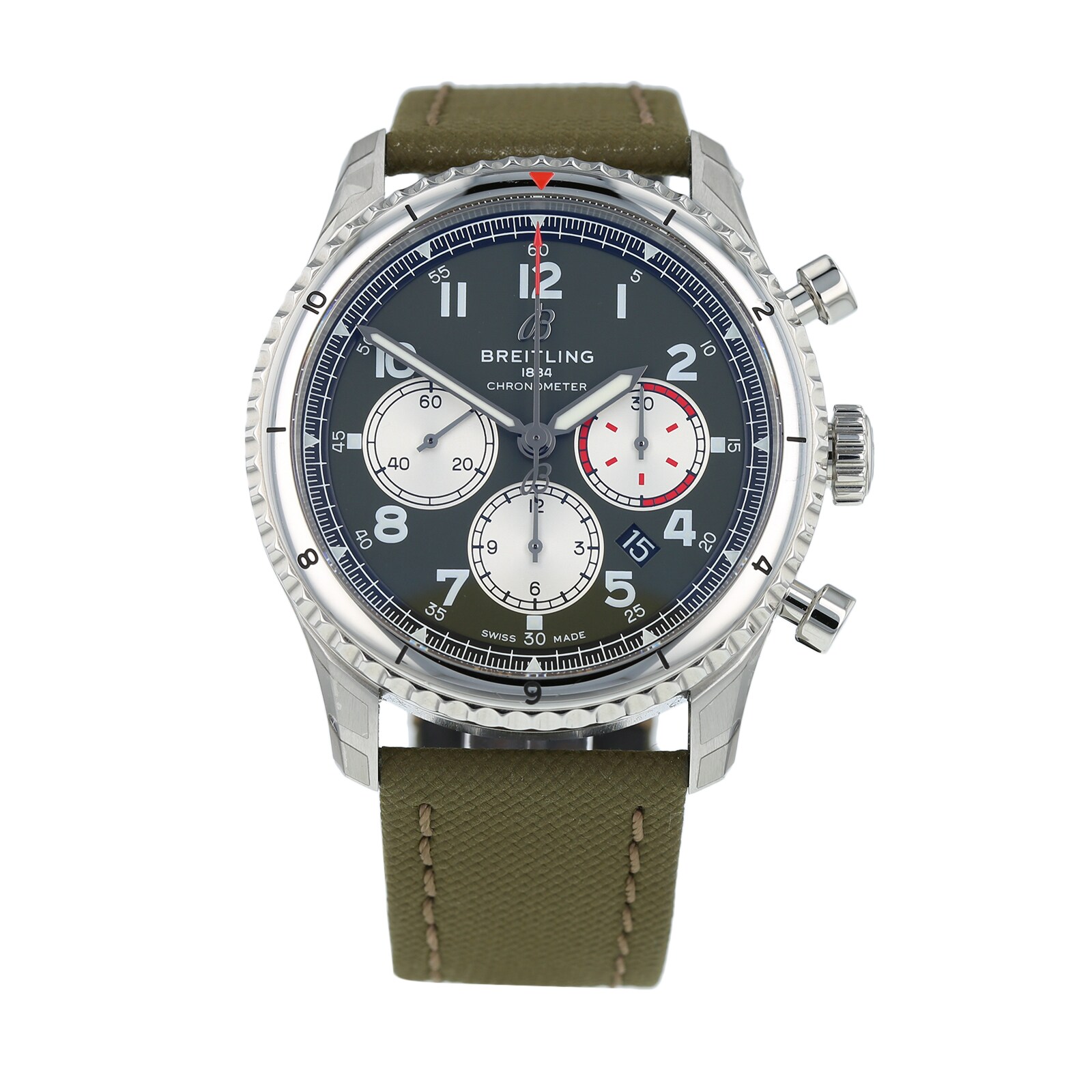 Aviator 8 B01 Chronograph 43 Mens Watch AB01192A1L1X2