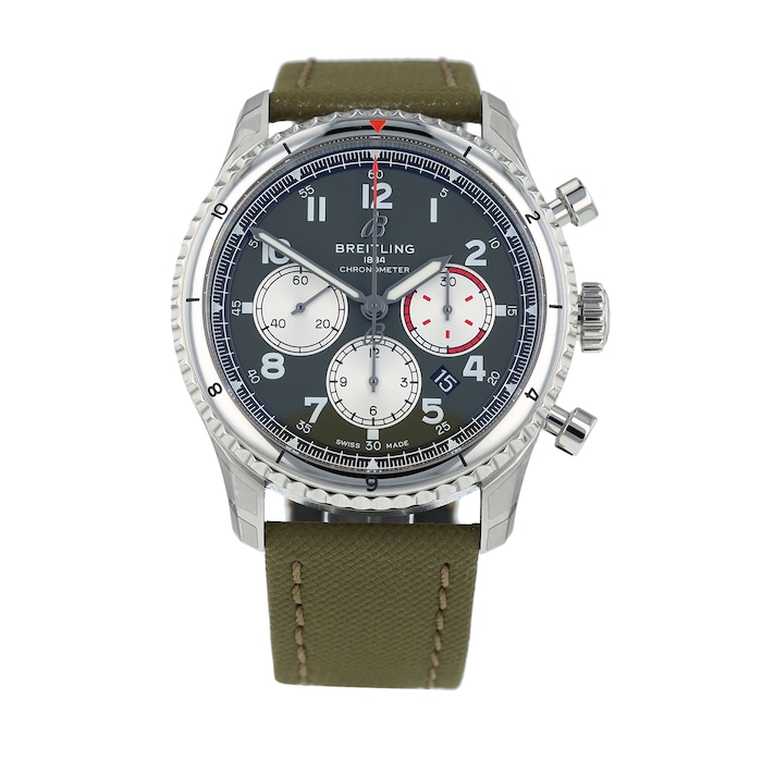 Pre-Owned Breitling Aviator 8 B01 Chronograph 43 Mens Watch AB01192A1L1X2