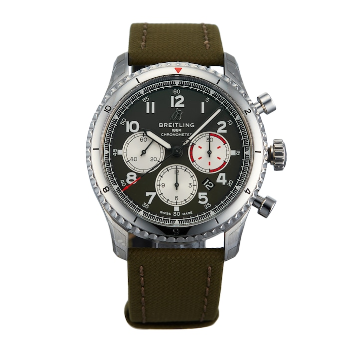 Pre-Owned Breitling Pre-Owned Breitling Aviator 8 B01 Chronograph 43 Mens Watch AB01192A1L1X2