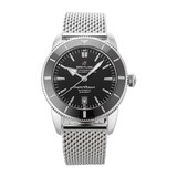 Pre-Owned Breitling Superocean Heritage B20 Black Steel Mens Watch AB2020121B1A1
