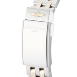 Pre-Owned Breitling Galactic White Mother of Pearl Steel & Rose Gold Ladies Watch C7234812/A792