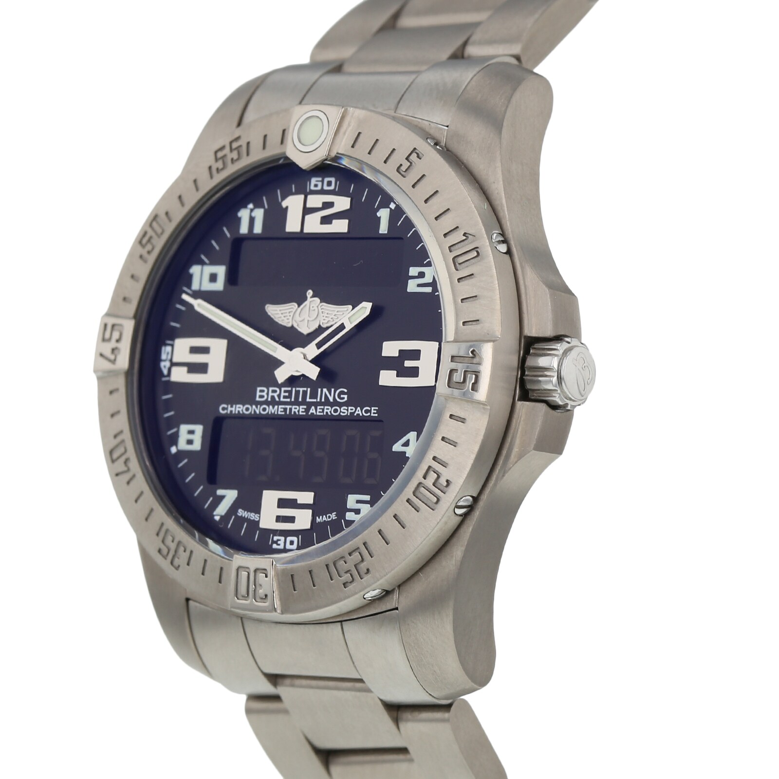 Pre-Owned Breitling Aerospace EVO Titanium Mens Watch E7936310