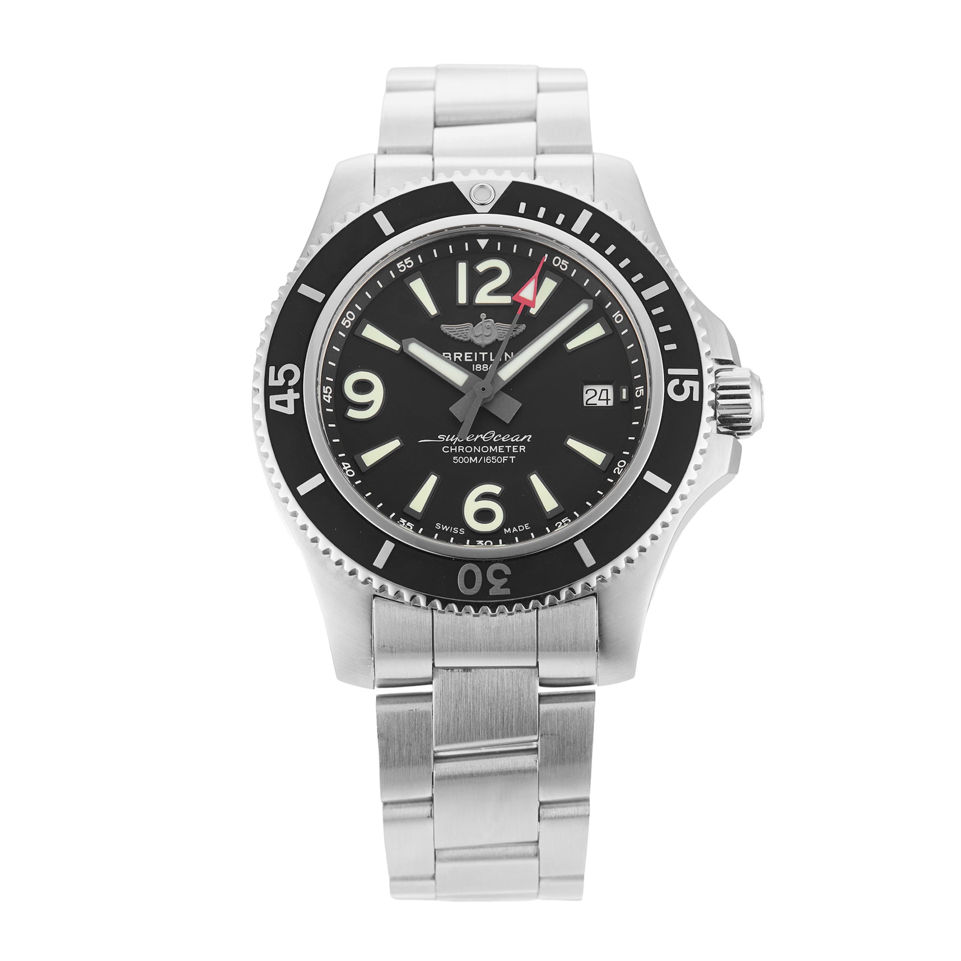 Pre-Owned Breitling Superocean Automatic 42mm Stainless Steel Pre-Owned Breitling Superocean Automatic 42mm Stainless Steel