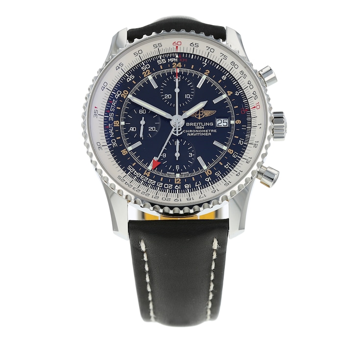 Pre-Owned Breitling Pre-Owned Breitling Navitimer World Mens Watch A24322