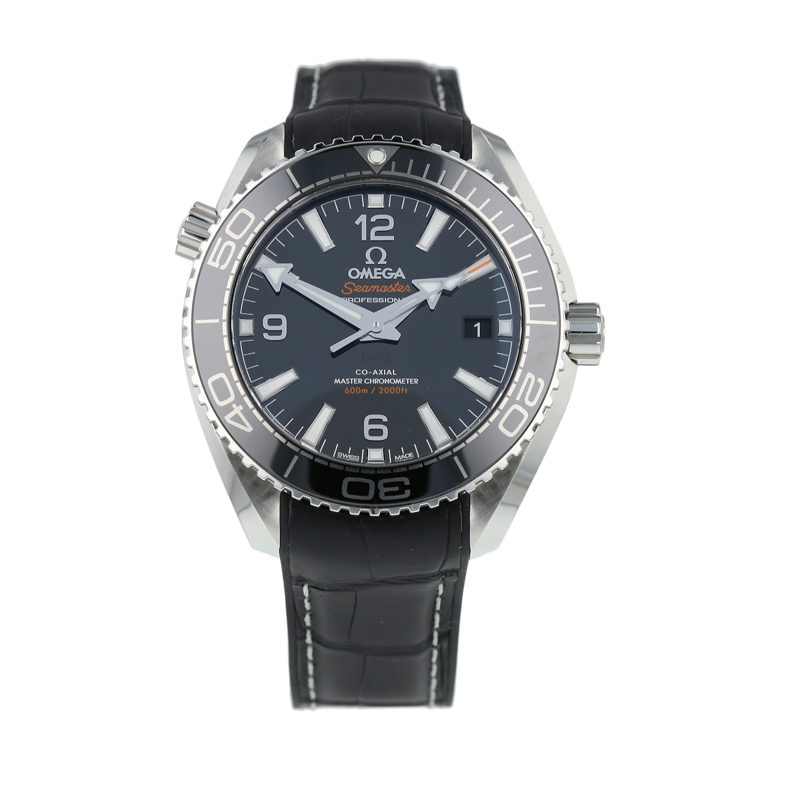 Pre-Owned Omega Seamaster Planet Ocean Mens Watch 215.33.40.20.01.001