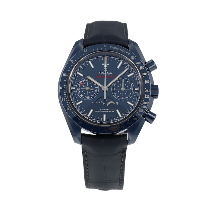 Pre-Owned Omega Speedmaster Moonphase 'Blue Side of the Moon' Mens Watch 304.93.44.52.03.001