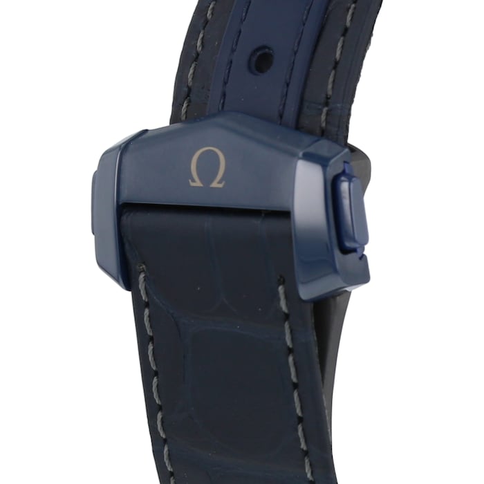 Pre-Owned Omega Speedmaster Moonphase 'Blue Side of the Moon' Mens Watch 304.93.44.52.03.001
