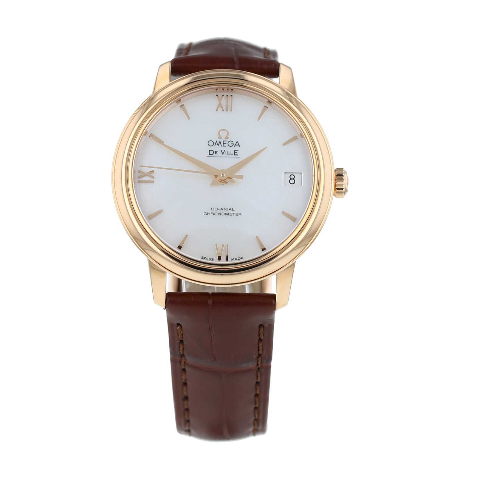 Pre-Owned Omega Pre-Owned Omega De Ville Prestige Ladies Watch 424.53.33.20.05.001