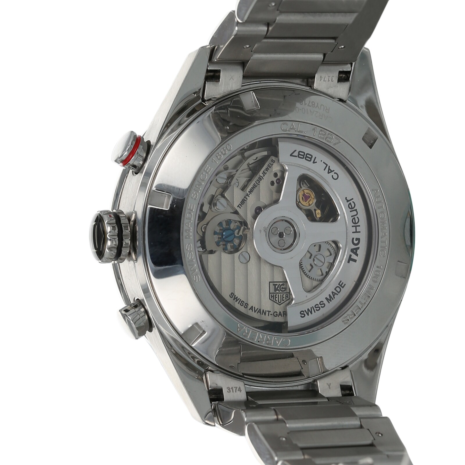 Pre-Owned TAG Heuer Pre-Owned TAG Heuer Carrera Calibre 1887 Mens Watch CAR2A10-0