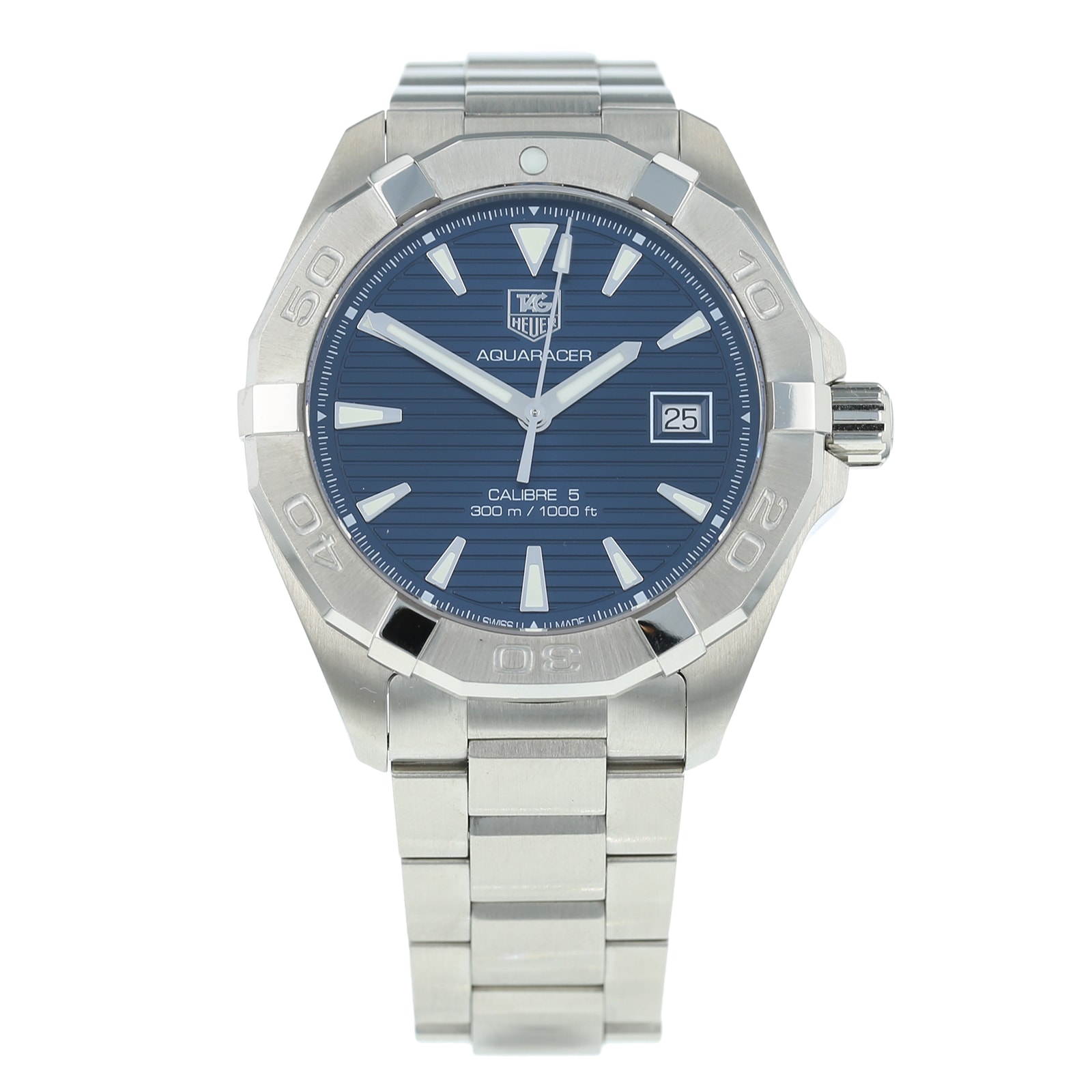 Pre Owned TAG Heuer Aquaracer Calibre 5 Mens Watch WAY2112 0