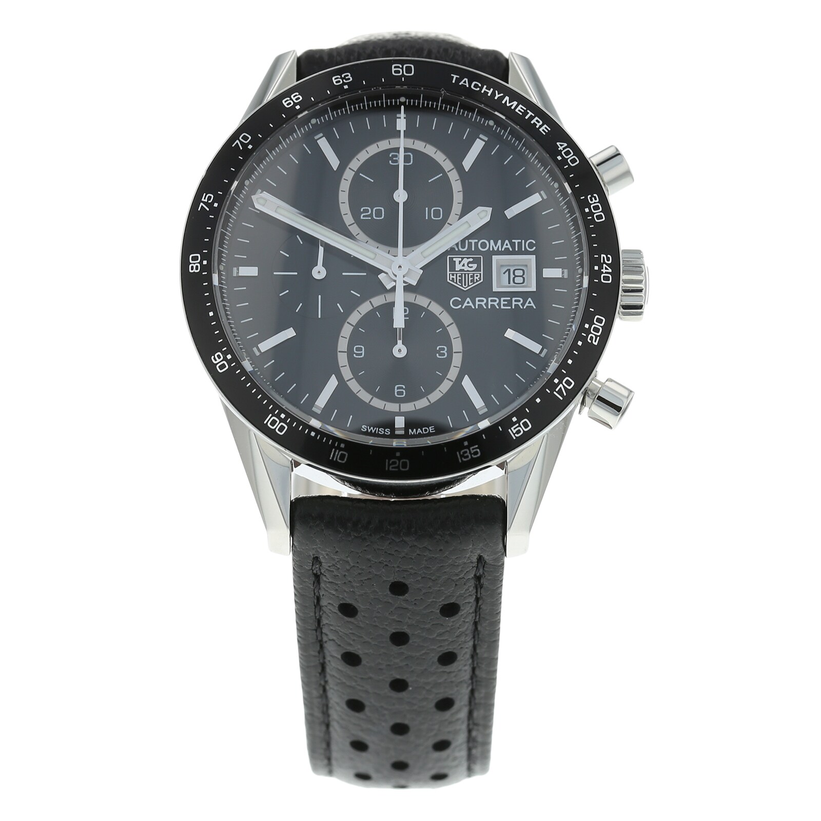 Pre-Owned TAG Heuer Pre-Owned TAG Heuer Carrera Calibre 16 Mens Watch CV201AL-1