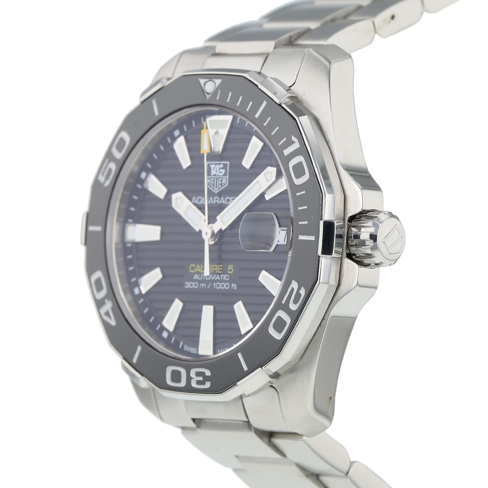 Pre-Owned TAG Heuer Aquaracer Calibre 5 Mens Watch WAY211A.BA0928