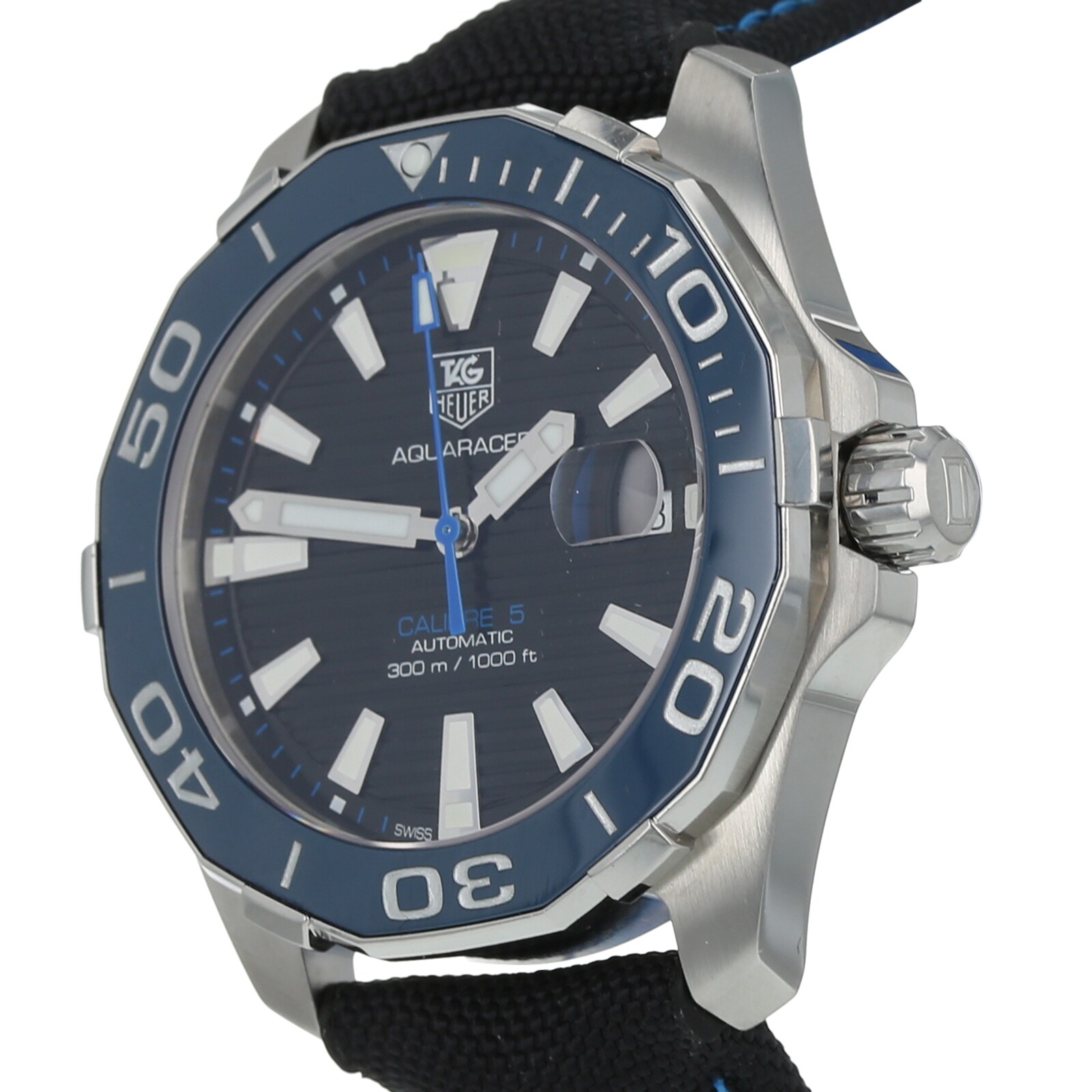 tag heuer aquaracer calibre 5 second hand