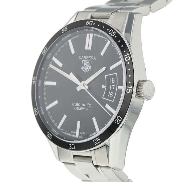 Pre-Owned TAG Heuer Pre-Owned TAG Heuer Carrera Calibre 5 Mens Watch WV211M-0