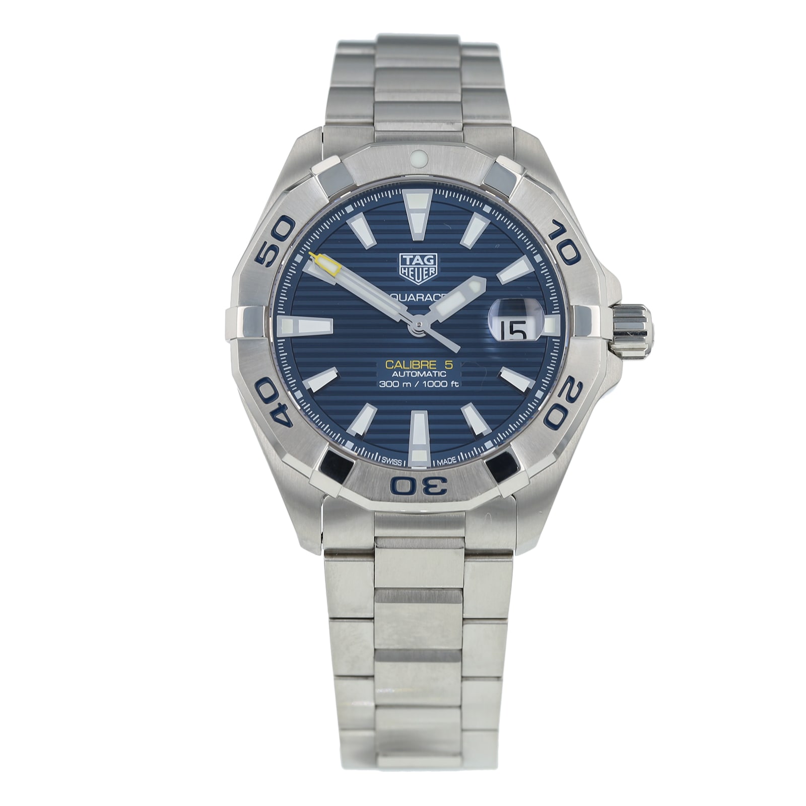 Pre owned tag on sale heuer aquaracer calibre 5