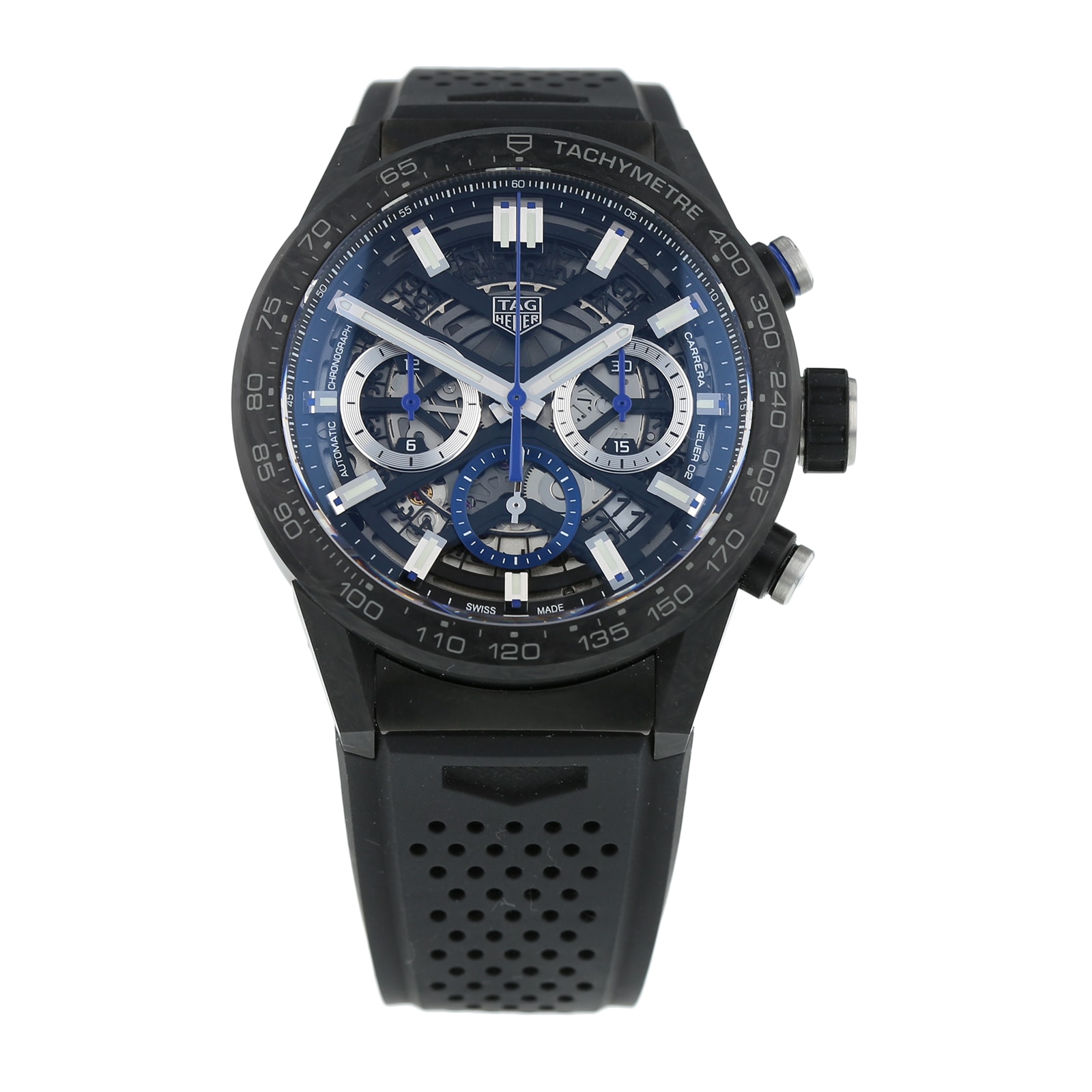 Carrera Heuer 02 Carbon Collection Limited Edition Mens Watch CBG2017