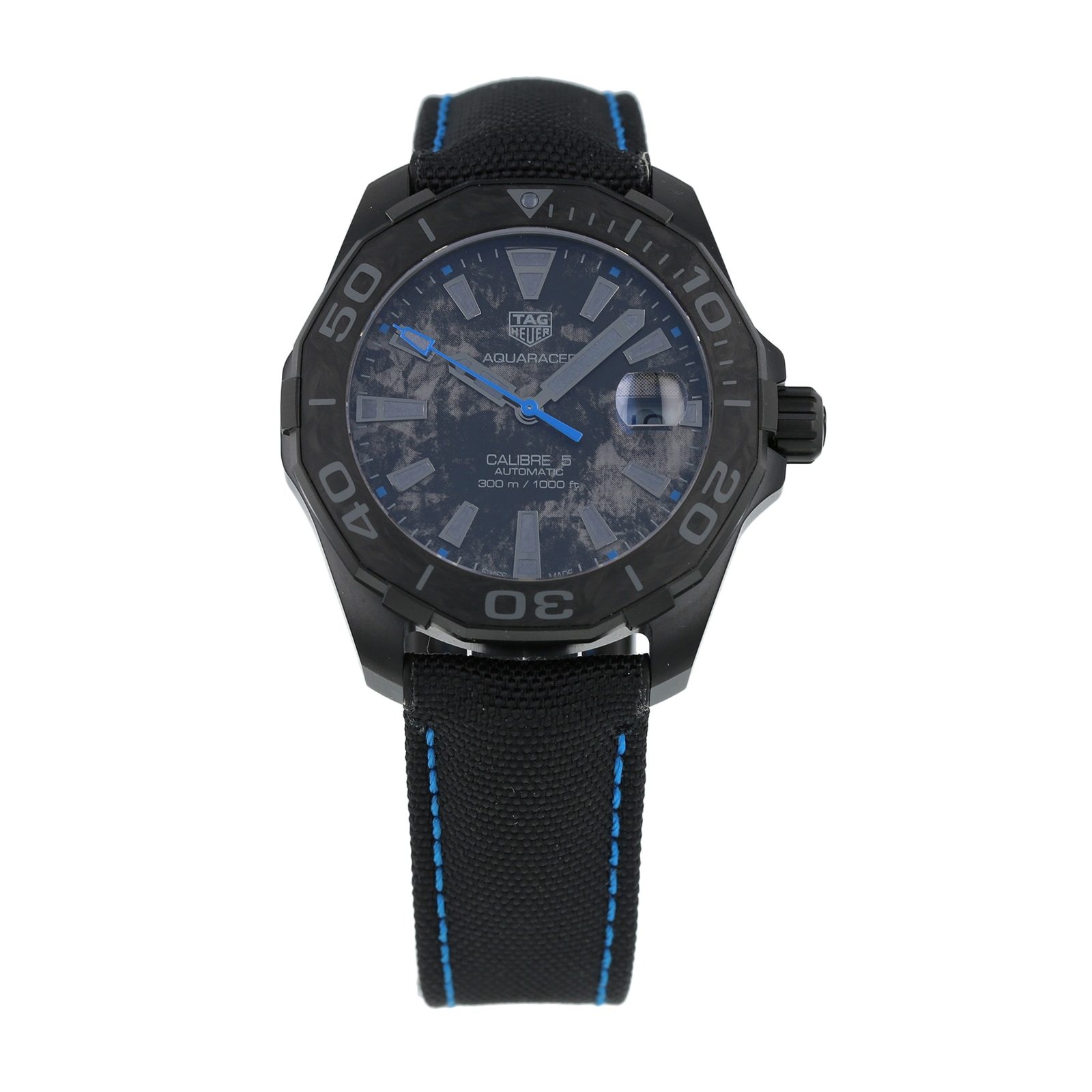 Tag heuer aquaracer hot sale carbon blue