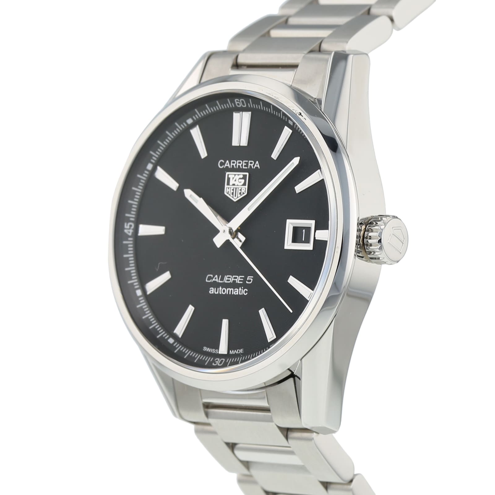 Pre-Owned TAG Heuer Carrera Calibre 5 Mens Watch WAR211A.BA0782