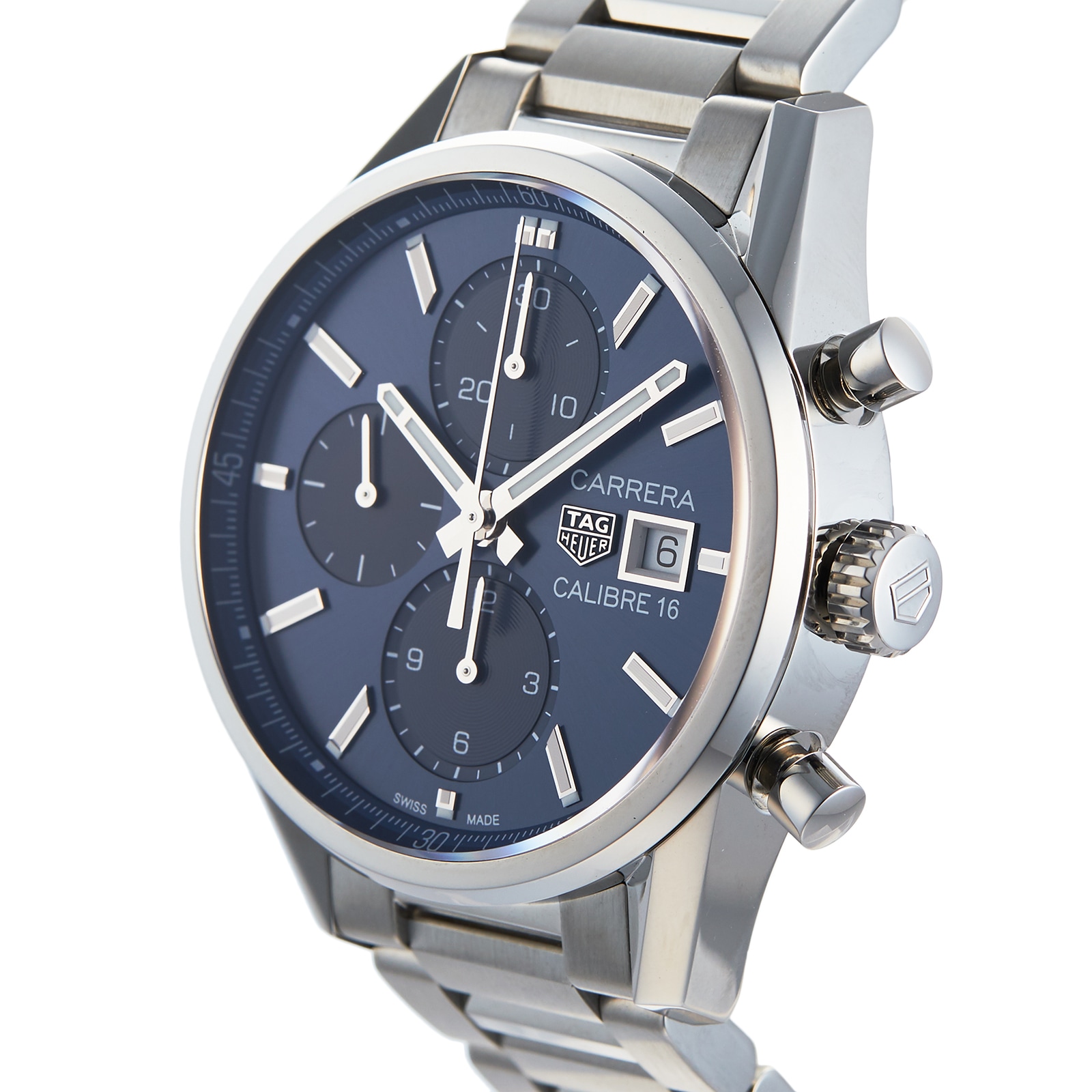 Pre-Owned TAG Heuer Carrera Calibre 16 Mens Watch CBK2112.BA0715