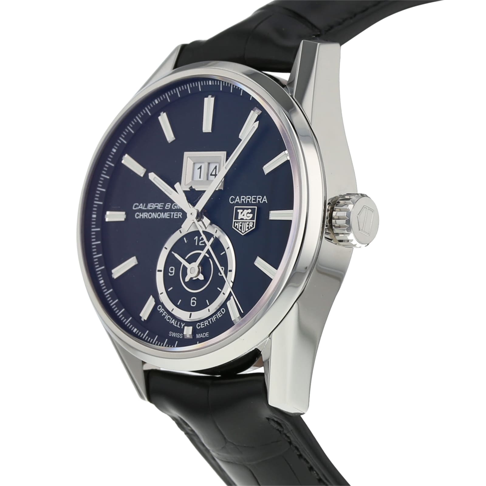 Pre-Owned TAG Heuer Carrera Calibre 8 GMT Mens Watch WAR5010.FC6266
