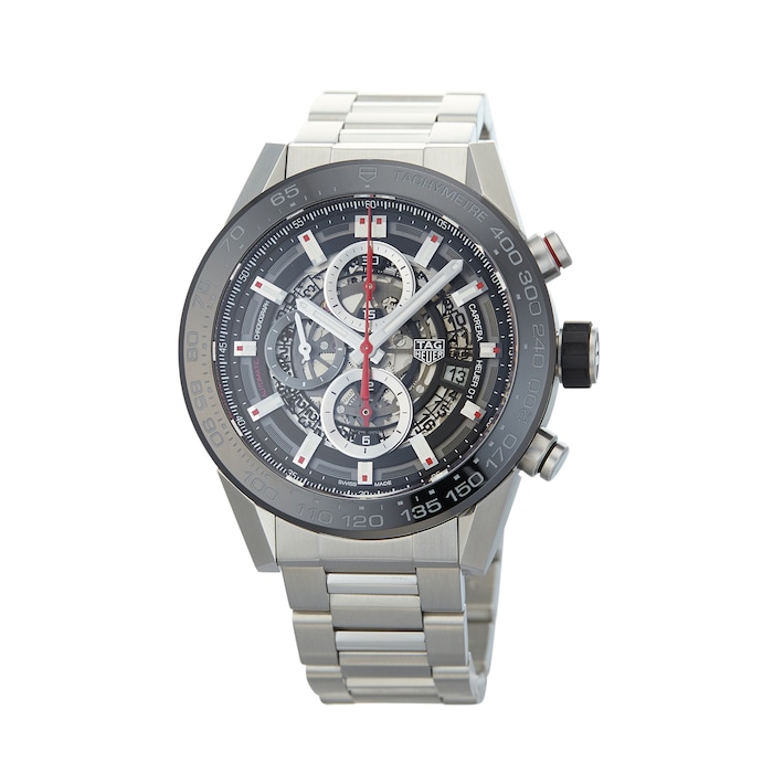 Pre-Owned TAG Heuer Carrera Calibre Heuer 01 Mens Watch CAR2A1W.BA0703