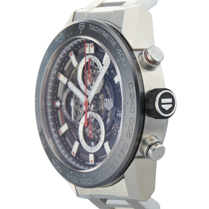 Pre-Owned TAG Heuer Carrera Calibre Heuer 01 Mens Watch CAR2A1W.BA0703