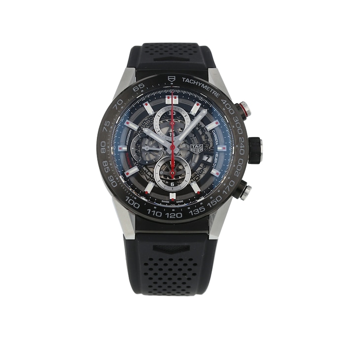 Pre-Owned TAG Heuer Carrera Calibre Heuer 01 Mens Watch CAR2A1Z.FT6044