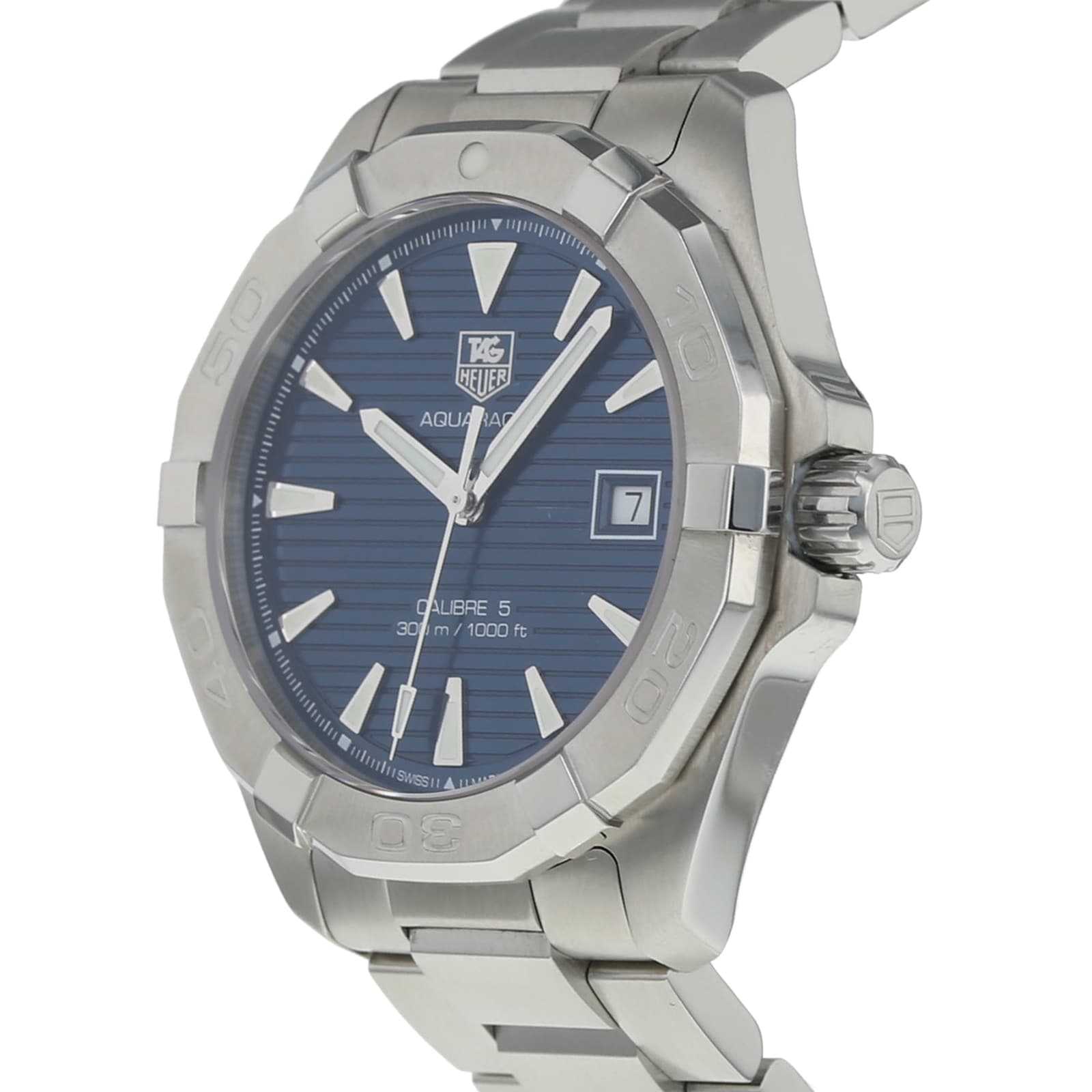 Pre-Owned TAG Heuer Aquaracer Calibre 5 Mens Watch WAY2112.BA0928