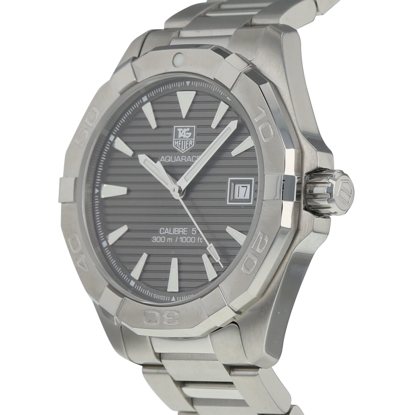 Pre-Owned TAG Heuer Aquaracer Calibre 5 Mens Watch WAY2113.BA0928
