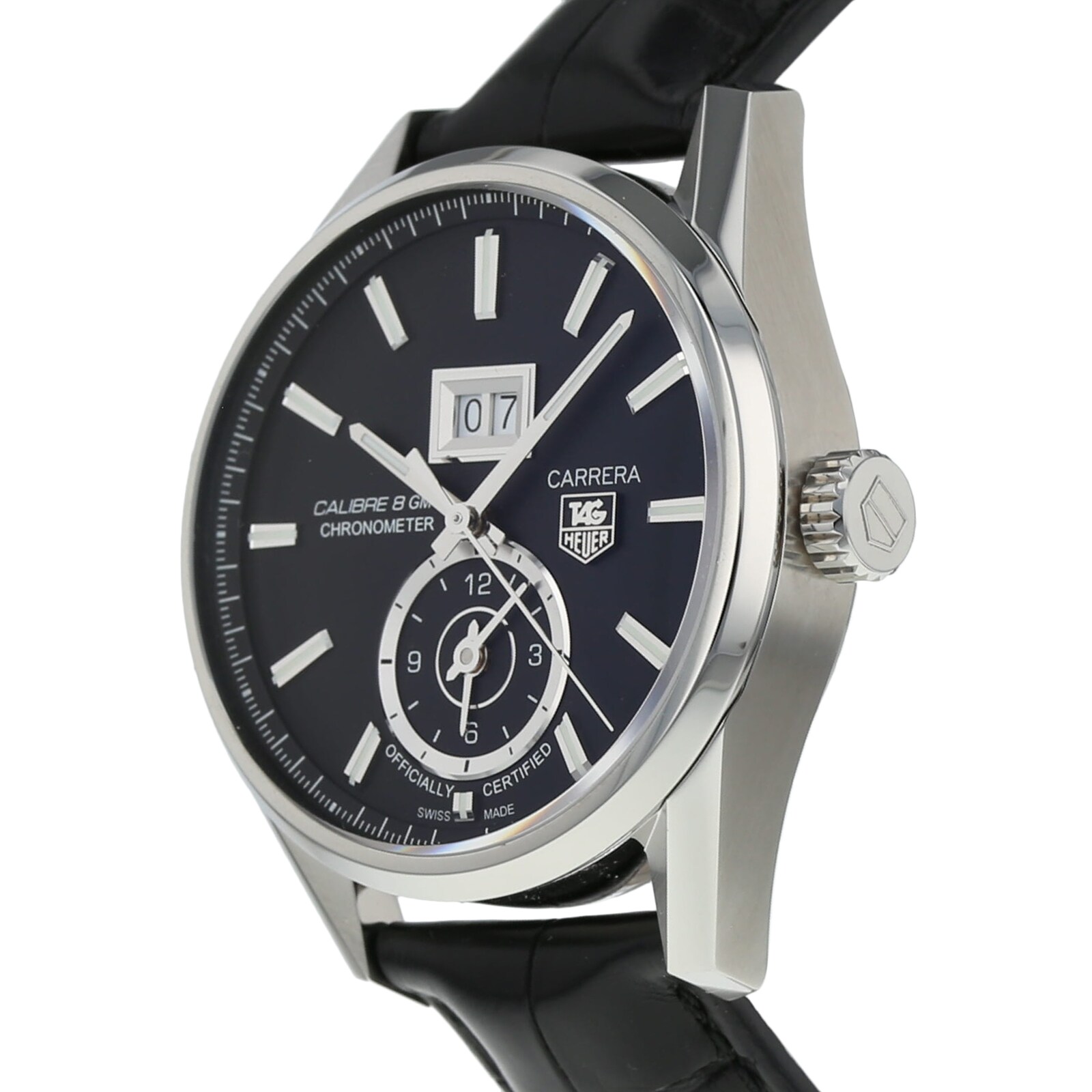 Pre-Owned TAG Heuer Carrera Calibre 8 GMT Mens Watch WAR5010.FC6266