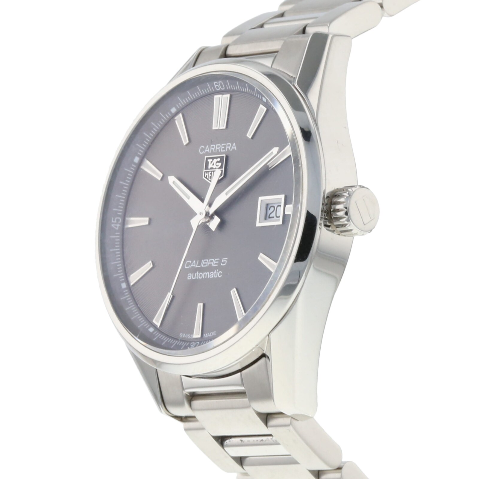 Pre-Owned TAG Heuer Carrera Calibre 5 Mens Watch WAR211C.BA0782