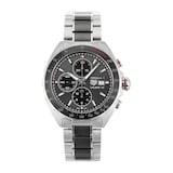 Pre-Owned TAG Heuer Formula 1 Chronograph Calibre 16 Grey Steel and Ceramic Mens Watch CAZ2012.BA0970