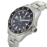 Pre-Owned TAG Heuer Aquaracer Calibre 5 Black Steel Mens Watch WAJ2110.BA0870