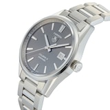 Pre-Owned TAG Heuer Carrera Calibre 5 Grey Steel Mens Watch WAR211C.BA0782